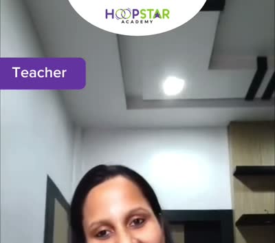 A HoopStar hula hoop coach