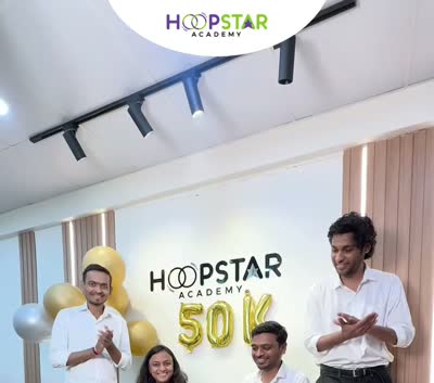 The HoopStar team at the studio