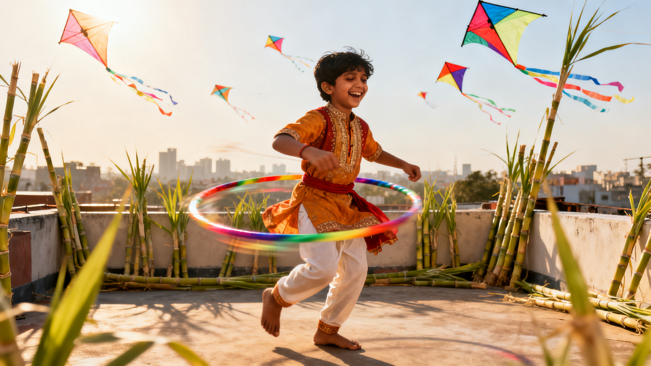 Makar Sankranti & Pongal Hula Hoop for Kids