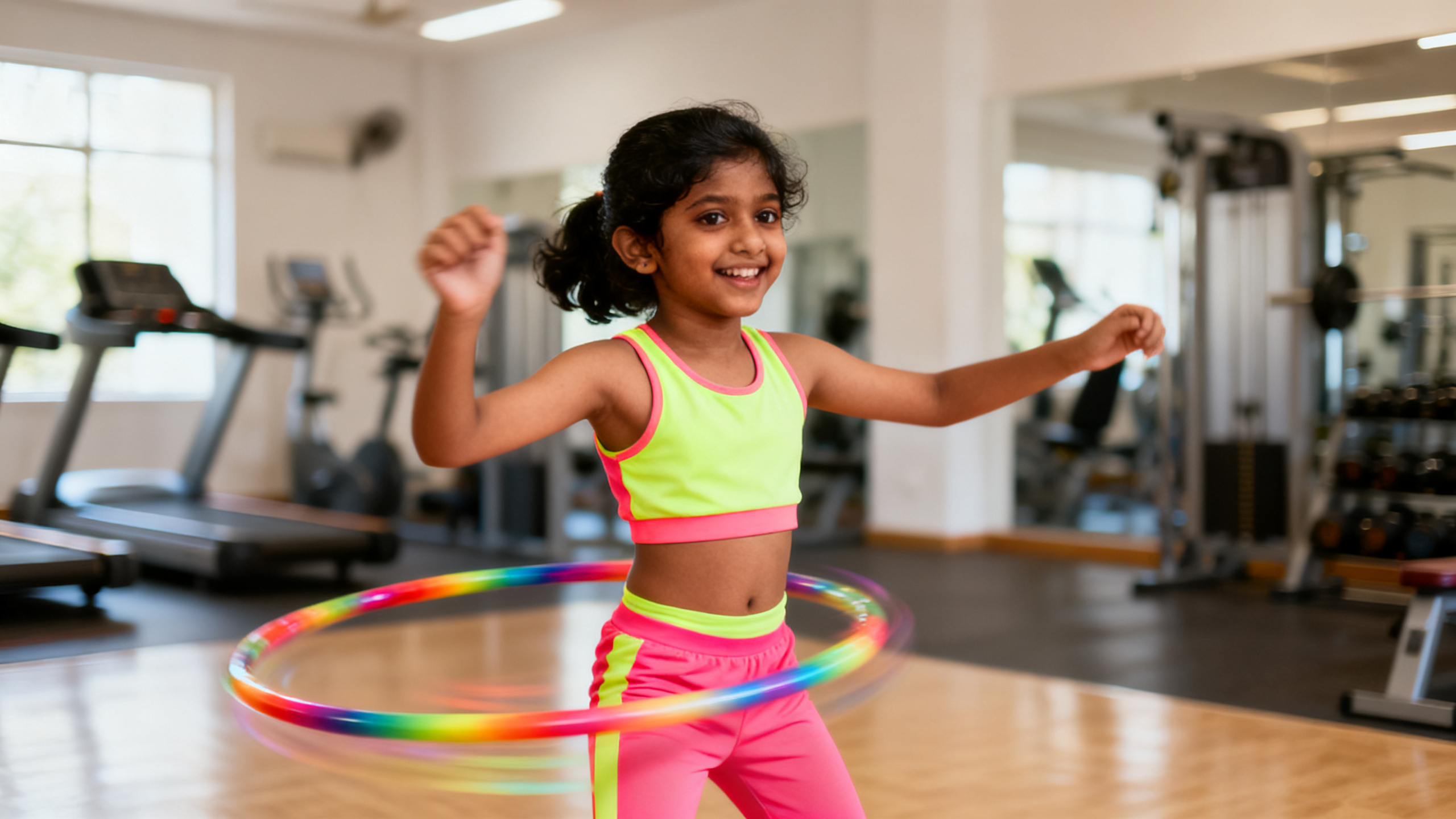 World Health Day Hula Hoop Fitness for Kids
